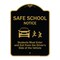 Signmission Designer Series-Safe School Students Must Enter And Exit From Driver Si, 18" L, 24" H, BG-1824-9755 A-DES-BG-1824-9755 - alternate 1